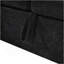 Canapé-lit modulaire en forme de L Canapé modulaire rembourré en L de 81,9 po avec canapé-lit et compartiment de rangement caché pour le salon, noir-769701982