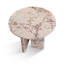 Table basse en marbre naturel rose, petite table, table de salon, pierre naturelle, marbre véritable, marbre véritable-678615528