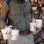 Ensemble de 8 tasses à motif animalier
