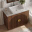 Meuble-lavabo simple 36 po avec comptoir en pierre et lavabo-158259873-158259878