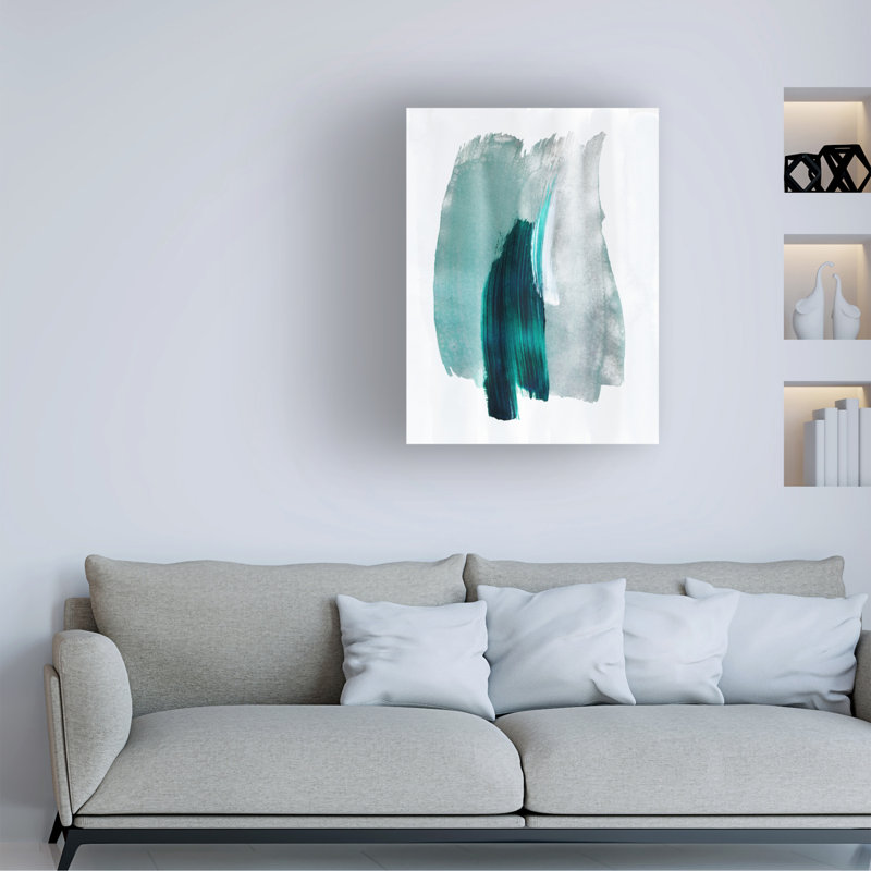 Art abstrait sur toile 19 coups de pinceau, joeike bohmer, H 24 po x l 18 po x P 2 po