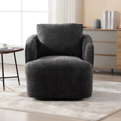 Dalbert 30.3'' Wide Swivel Barrel Chair