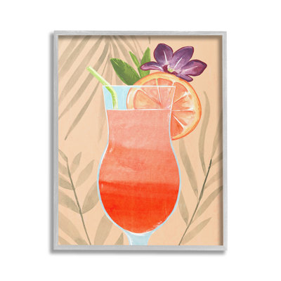Art à giclée encadrée de plante à cocktail par Annie Warren