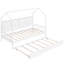 Lit en bois pour lit simple avec lit gigogne et tablette-654709800