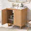 Meuble-lavabo simple avec plateau en résine Jantinus-971858262