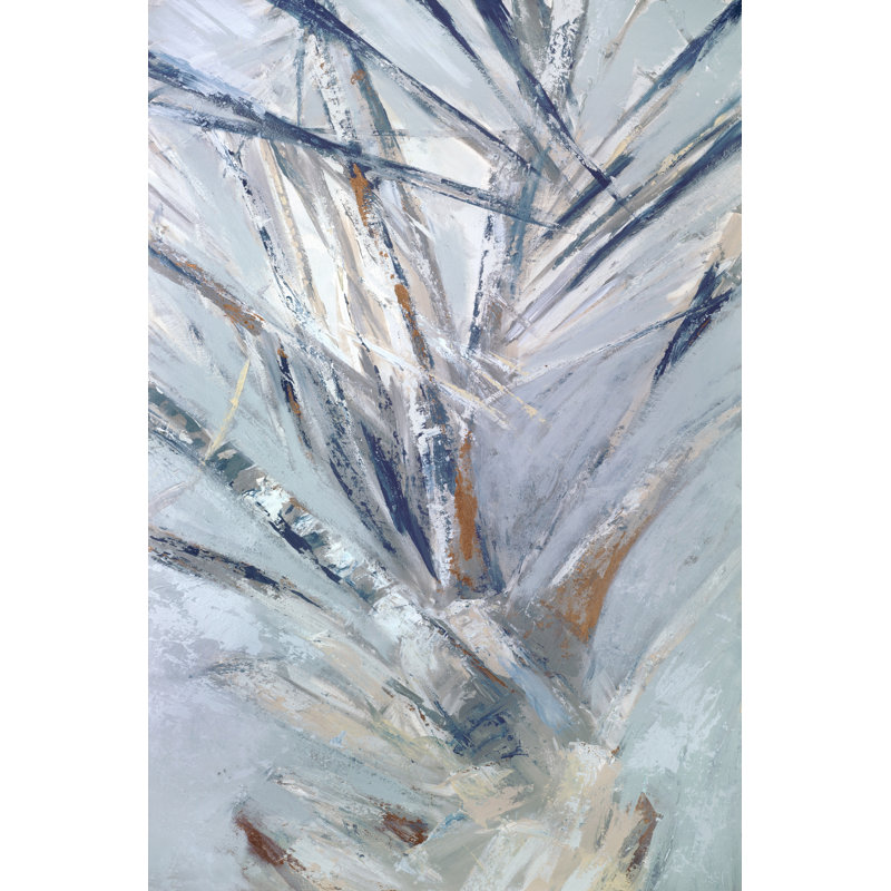 Palms IV by Lisa Choate - Wrapped Canvas Painting, 46cm H x 30cm W 