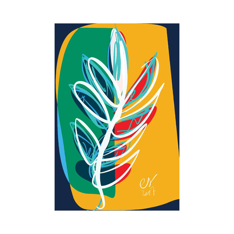 The Palm by Emmanuel Signorino - Wrapped Canvas Gallery-Wrapped Canvas Giclée, 30.48 cm H x 45.72 cm W