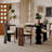  +  Half-circle Solid Wood desk-1919002730