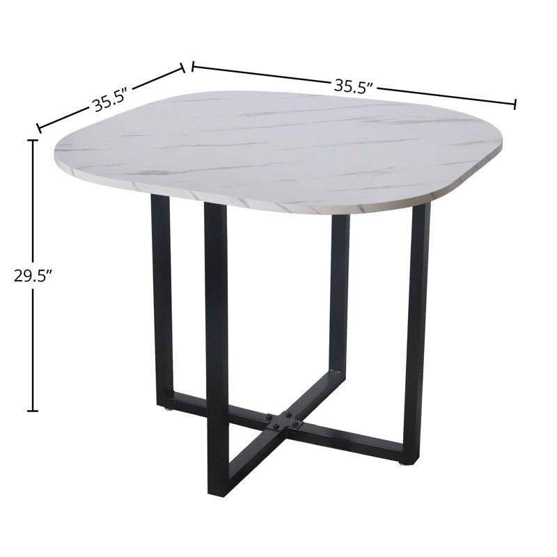 Hillier Del Mar 5-Piece Modern Compact Dining Table Set