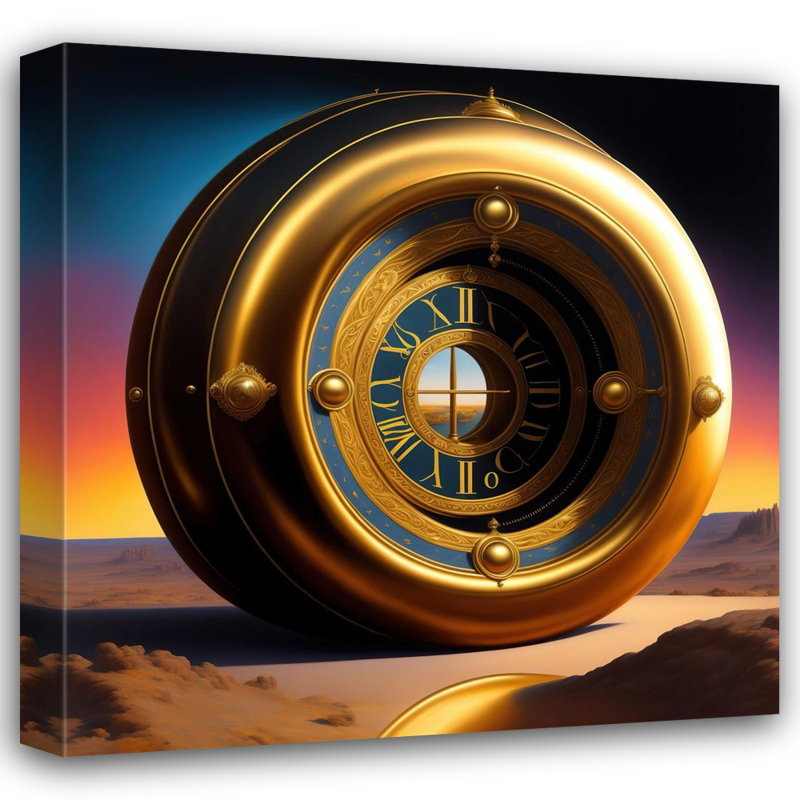 " Time Machine Wayback " by Stephen Chambers, 15" W x 15" H