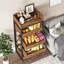 Étagère de rangement à 5 niveaux 46,06 po de style rustique brun pour garde-manger, cuisine et salon