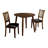 Britney 3-Piece Round Wood Dining Table Set-471084099