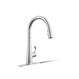 Simplice Touchless Pull-Down Kitchen Sink Faucet with Three-Function Sprayhead