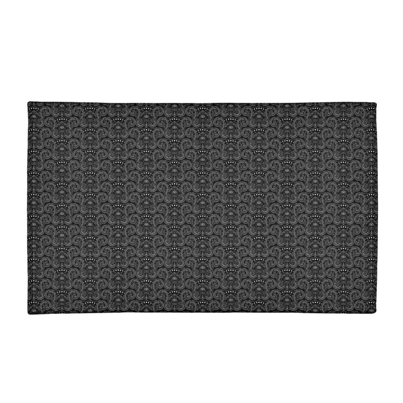 Tapis de troisième espace noir oculaire, Rectangle 3 pi x 5 pi