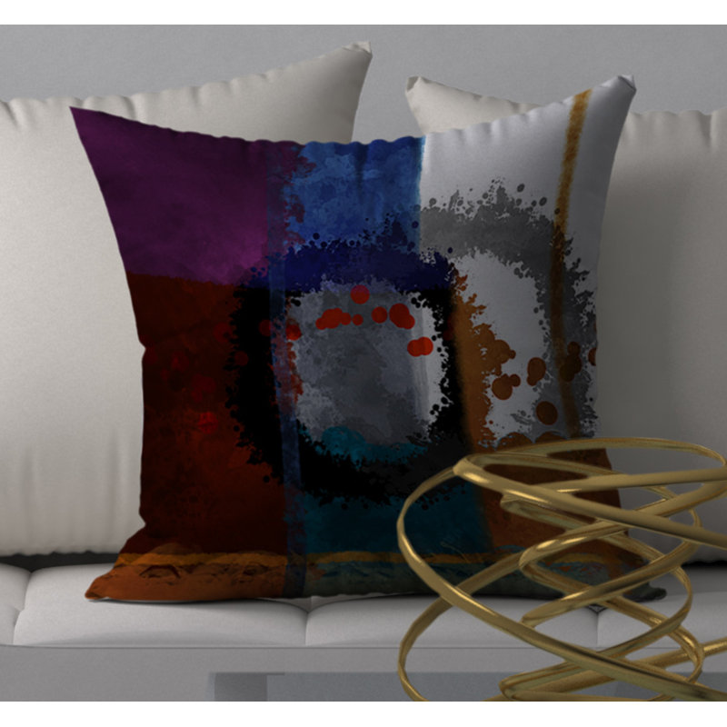 Housse de coussin carrée en forme de pur-sang Select, 24 po x 24 po