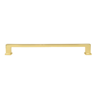 Chelsey 8" Center to Center Polished Gold Bar Drawer Pull
