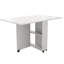 Table à abattants pliante avec rangement à 6 et 2 couches de 47,2 po x 23,6 po x 30,3 po White Space - pour diverses applications