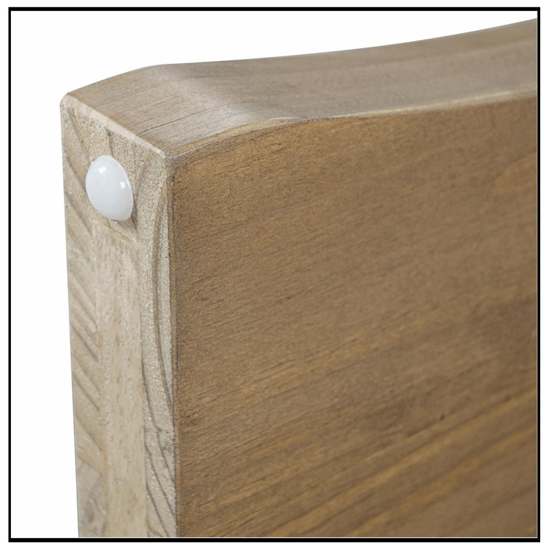 Banc en bois avec pieds robustes