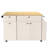 Kitchen Island With Storage Rolling Kitchen Island Cart With Drop Leaf Extension, Natural Wood Top, Drawers, Spice Rack, Towel Bar, Mobile Kitchen Cart For Kitchen & Dining Room-188370097-188370111