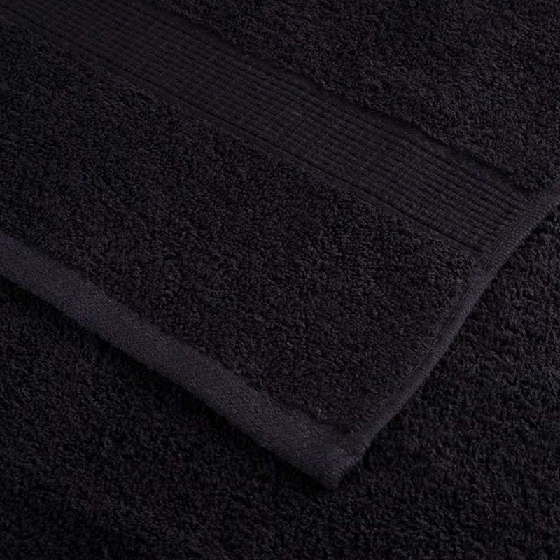  Washcloths 2 Pcs Cotton, Black
