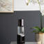 Bougeoir décoratif noir et transparent Accent 6ea / ctn