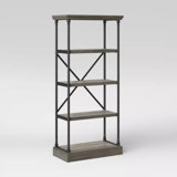 65" Cast Iron Bookshelf