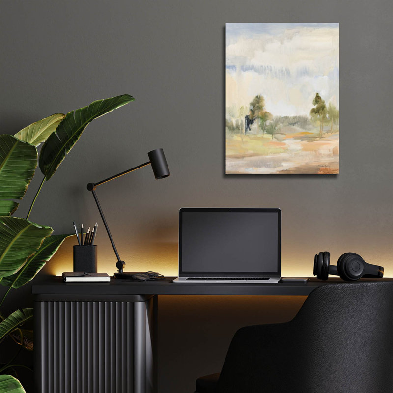  «Light Summer Rain 1» par Silvia Vassileva, art mural en verre acrylique, 12 po x 16 po
