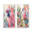 Rose, vert, cacatoès, jungle, rêves I - ensemble d'art mural perroquet 2 pièces-1153514928-1153514930-1153514940