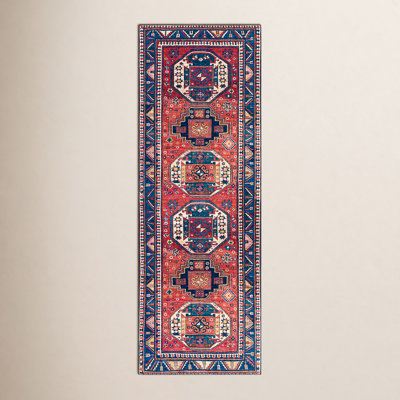 Broden Navy Red Oriental Rug