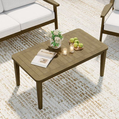 Solid Wood Teak Outdoor Coffee Table