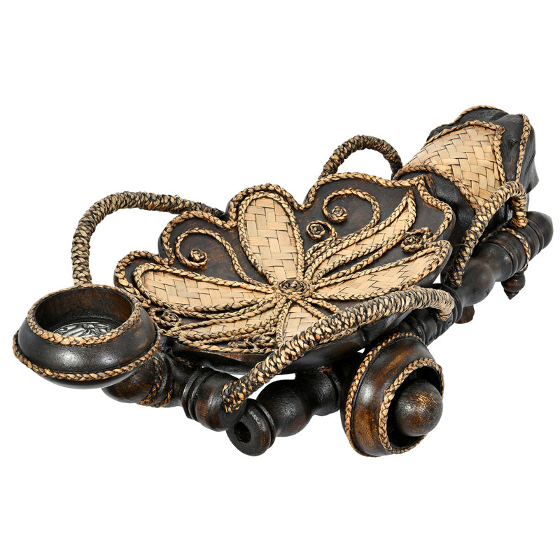 4.5'' H Wood Tabletop Tealight Holder