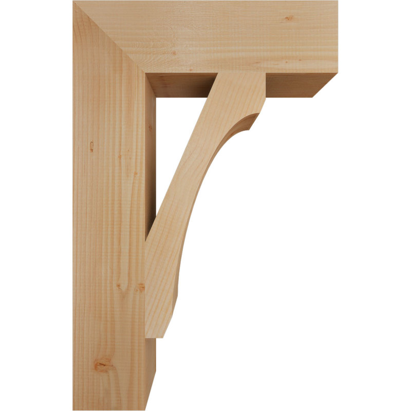 Support en bois rustique Legacy Block, Sapin de Douglas, Lisse, H 34 po x l 5,5 po x P 22 po