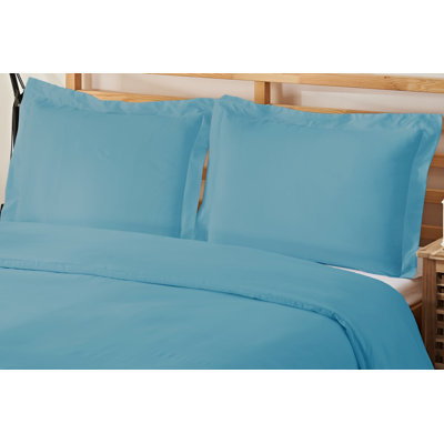 3 Piece Luxury Microfiber Duvet Cover Set with Pillow Shams 