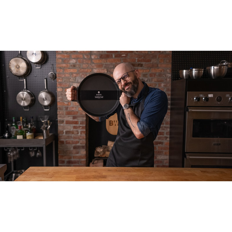 Babish 13-Inch Pre-Seasoned Cast Iron Everyday Pan