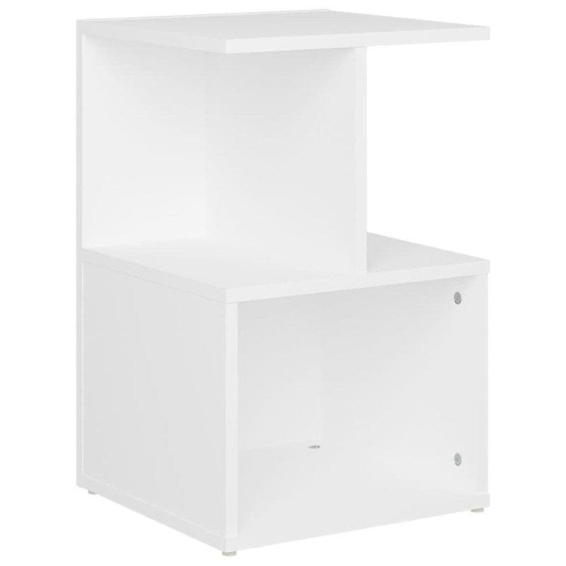 Donahue Bedside Cabinet Engineered Wood, White, 1