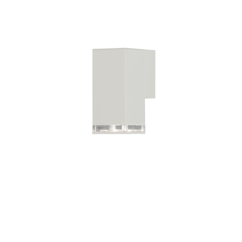 Pollux 1 Down Outdoor Armed Sconce, White