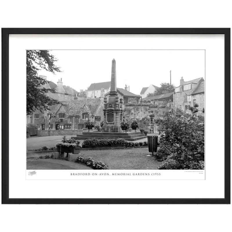 Bradford-on-Avon, Memorial Gardens C1955 - Single Picture Frame Print, 60cm H x 80cm W x 2.3cm D