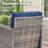 Coady 7-9 Person Outdoor Courtyard Wicker Family Conversation Set Group With 4 Armchairs-96850851-96850860