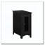 Table d'appoint rectangulaire étroite, placage noir uni-530701678-530701587