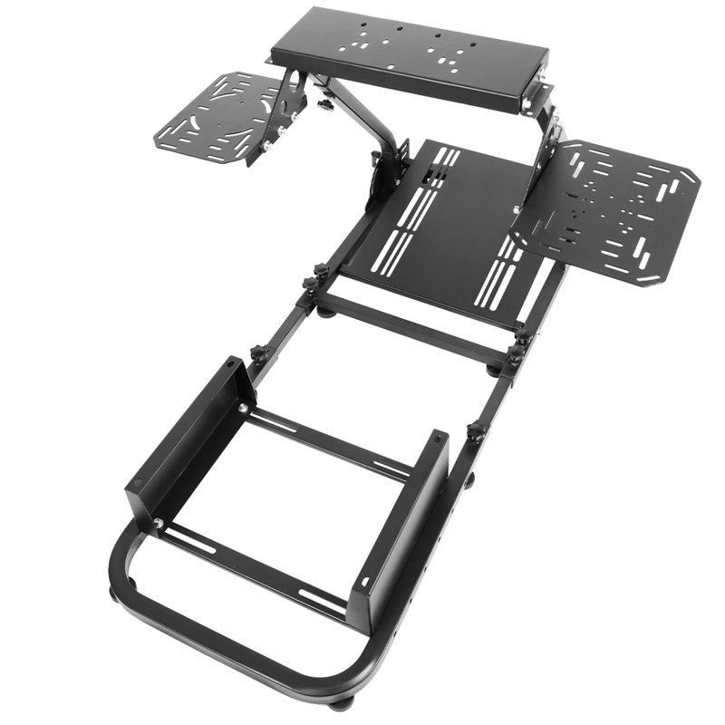 Flight Game Mount & Racing Simulator Stand Fit Logitech Thrustmaster Saitek Honeycomb, Steering Wheel Pedal Shifter Flight Simulator Seat Joystick Keyboard Not Included