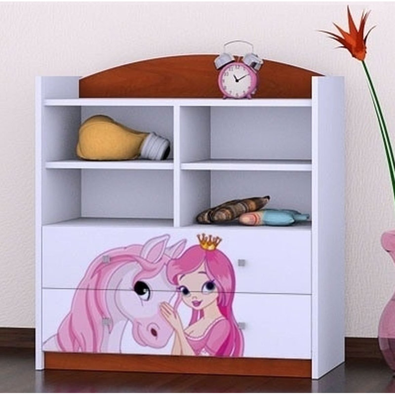 Johanna 96cm H X 86cm W Kids Cube, Brown