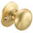 Cambridge Passage Door Knob In Gold
