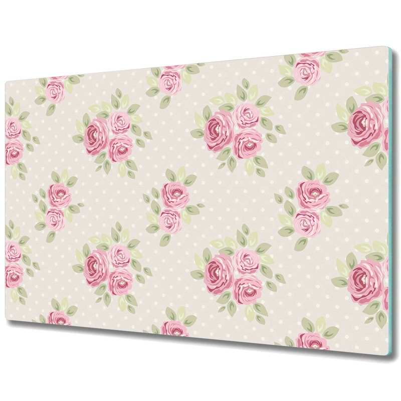 Maresca Colorful Leaves Flowers Chopping Board, 60cm L x 52cm W