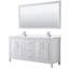 Meuble-lavabo double 72 po avec plateau en quartz et miroir Daria-100481434-100481436-100501889