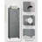 Bathroom Storage Cabinet, Corner Floor Cabinet with 2 Doors and Adjustable Shelf, Narrow Toilet Paper Cabinet, Bathroom Organizer for Small Spaces, White-1283924304-1290868256