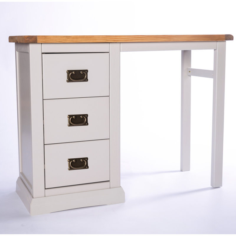 Escamilla Writing Desk, Grey/White