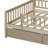 Miyamoto Kids Full Daybed with Drawers-271239745
