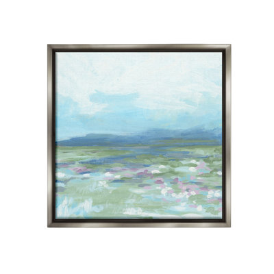 «Foggy Valley Landscape Floater Frame» par June Erica Vess sur toile