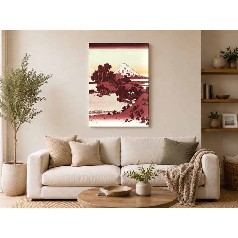 Plage de Shichiri dans la province de Sagami (1831) - Art mural sur toile, 24" W x 36" H