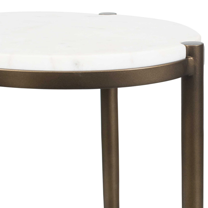 Table d'appoint ronde en marbre  Mercier